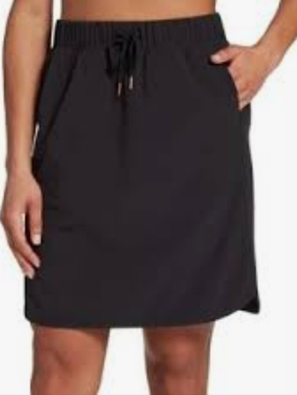 CALIA by Carrie Underwood Black Elastic Waist Skirt